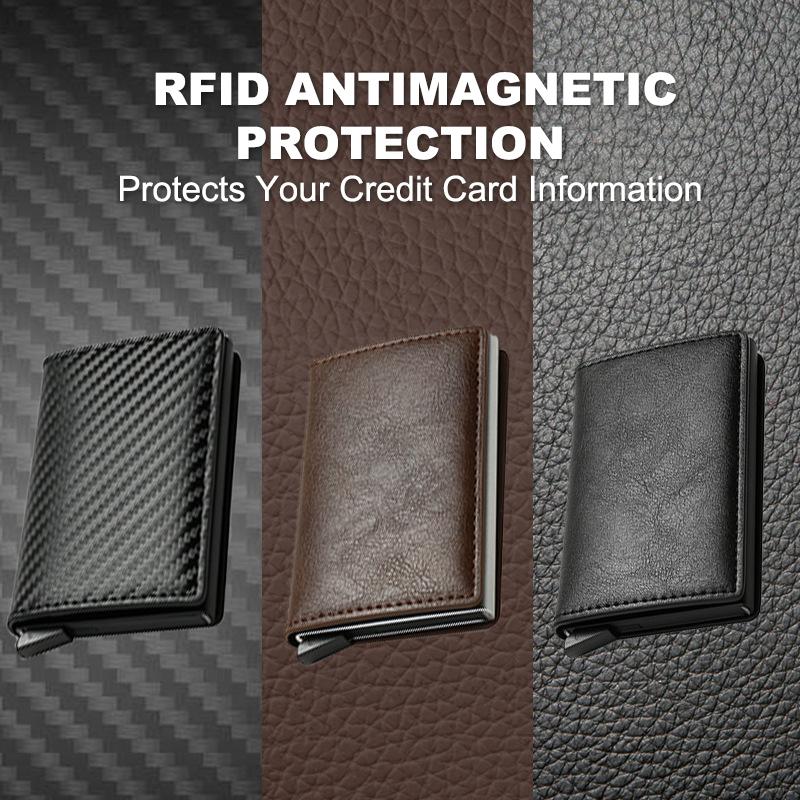 RFID Blocking Wallet With Money Clip