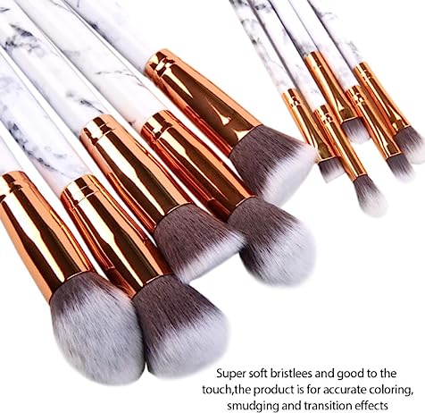 10 Pcs Kabuki Make up Brushes