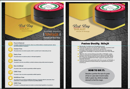 Organic Himalayan Shilajit Resin 25mg with Pure Fulvic Acid