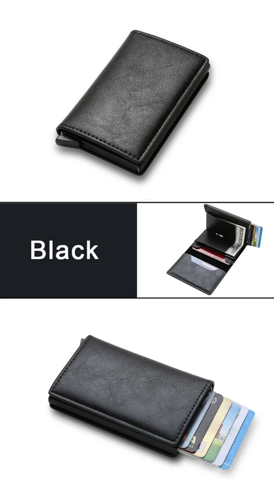 RFID Blocking Wallet With Money Clip